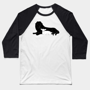The Lion and the Lamb Baseball T-Shirt